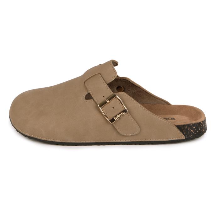 totes® Ladies PU Clog Taupe Extra Image 3